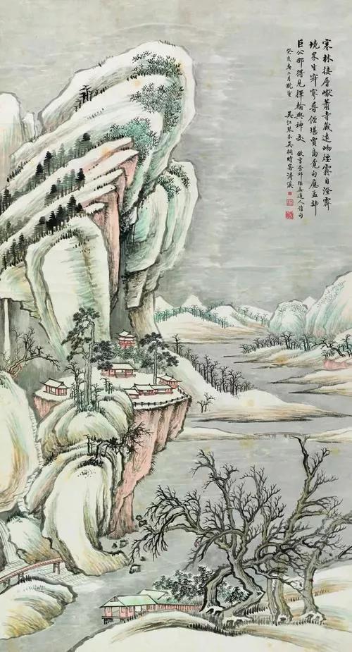 五琴木山水画赏析插图