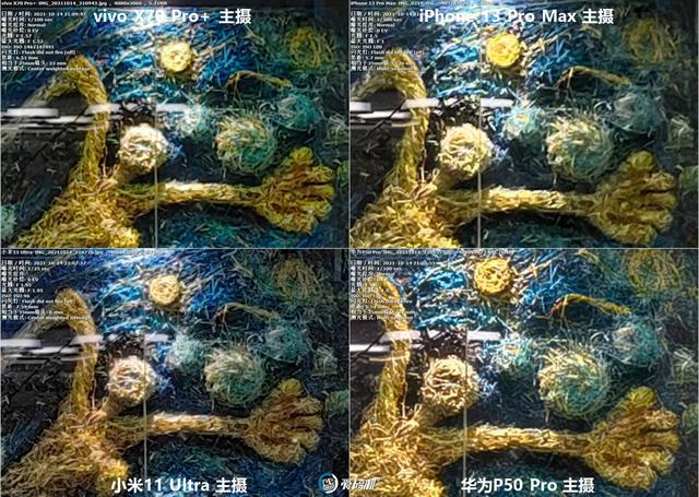 年度之战，iPhone 13 PM、X70 Pro+、华为P50P、小米11U拍照横评