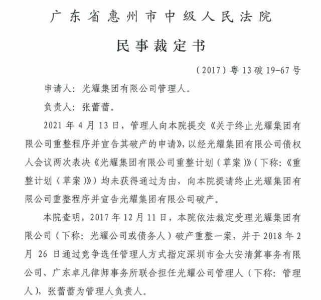 昔日百强房企 宣布破产 董事长曾被悬赏160万 太阳信息网