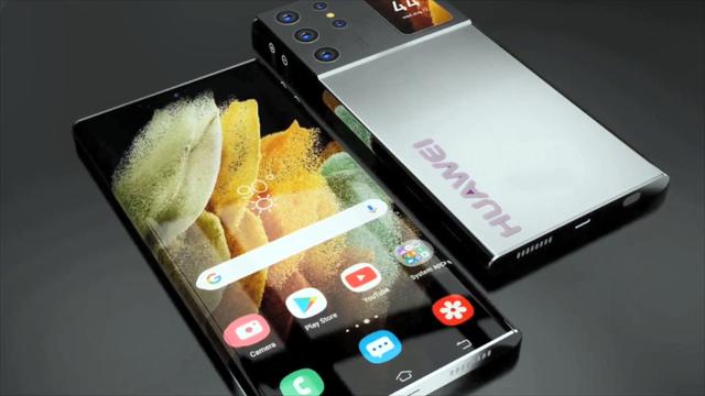 华为Mate50Pro超级3K曲面屏概念设计，后置徕卡5摄和2寸副屏