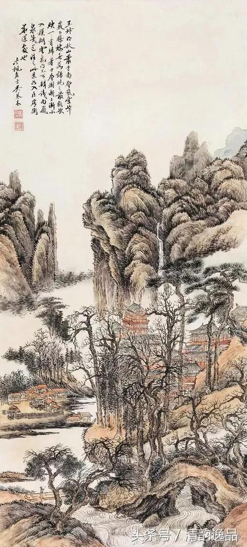 五琴木山水画赏析插图