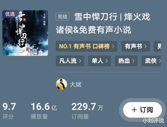 有声小说排行榜前十名（播放量最高的有声小说推荐）