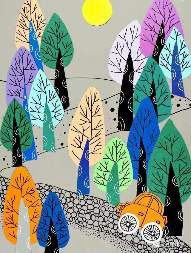 精选54张创意少儿绘画+装饰线描优秀范画，让孩子轻松上手