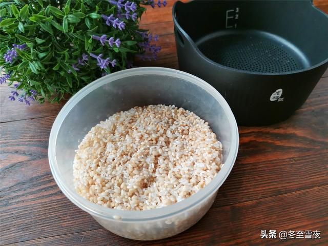 糙米饭怎样做好吃还营养，这一步不能少，糙米也能做得很可口