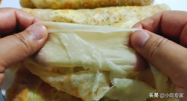 图文 不用烫面做软面鸡蛋饼 筋道柔软 凉了也不硬 比饼店做的还好吃 凉了也不硬的发面鸡蛋饼 Www Caipu56 Com