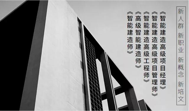 智能建造师/智能建造高级工程师/智能建造高级项目管理师