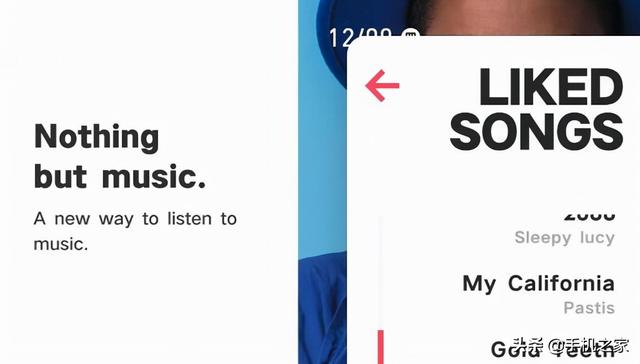 色彩鲜明风格极简 Ocean music界面曝光