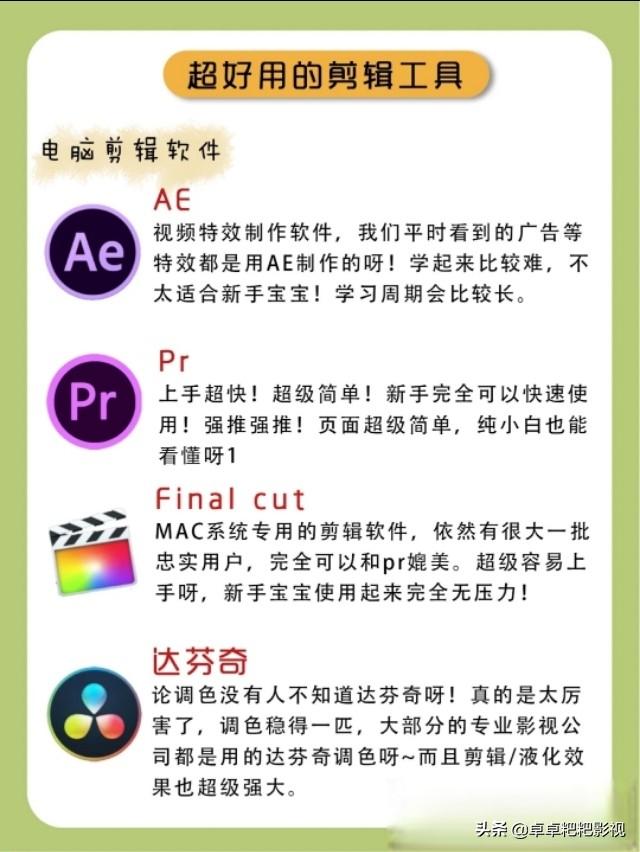 干货影视剪辑赚钱的各种资源！！