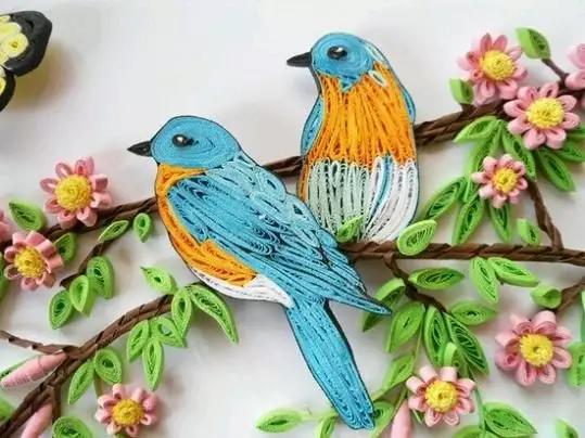 一根线创意动物画简单(编织纸条动物画)_手工miao