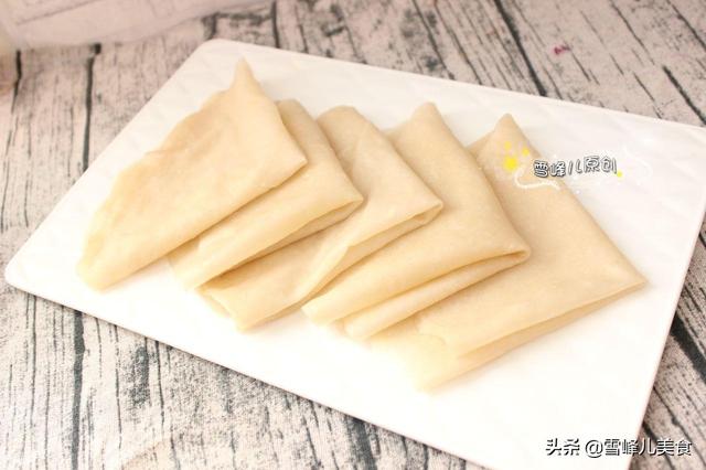 春饼的面怎么和？