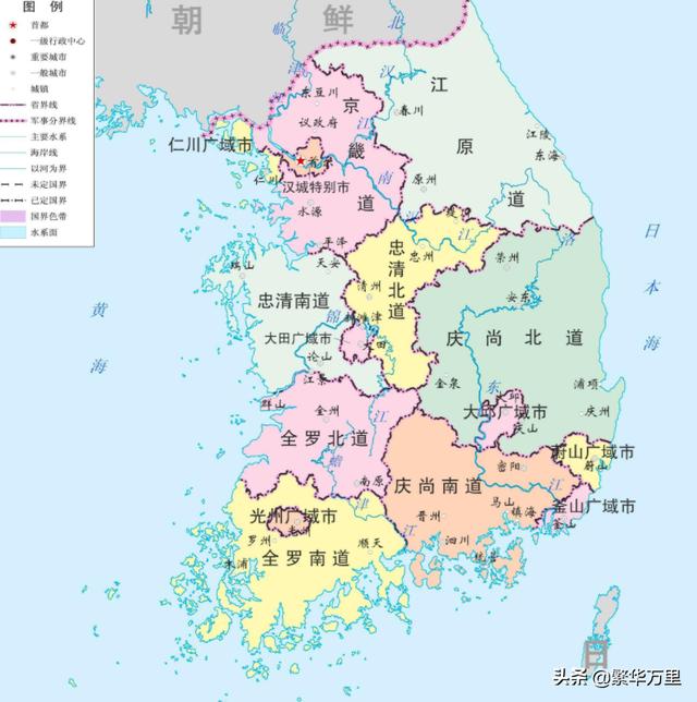 韩国首尔位置图片