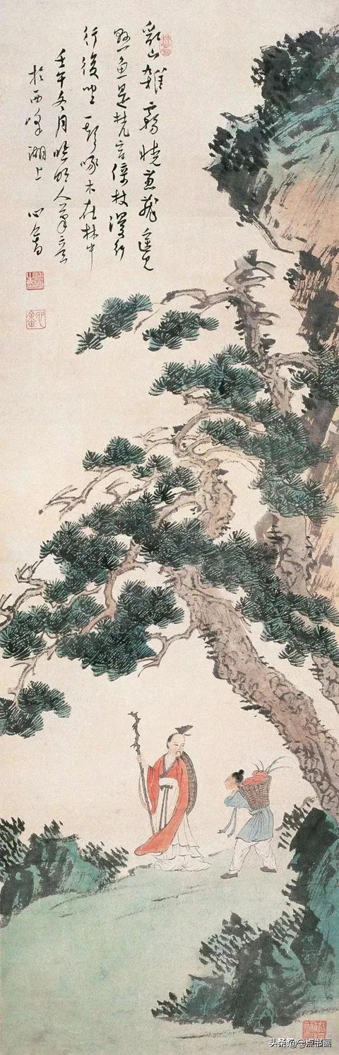 松下问童子全诗（松下问童子绘画）