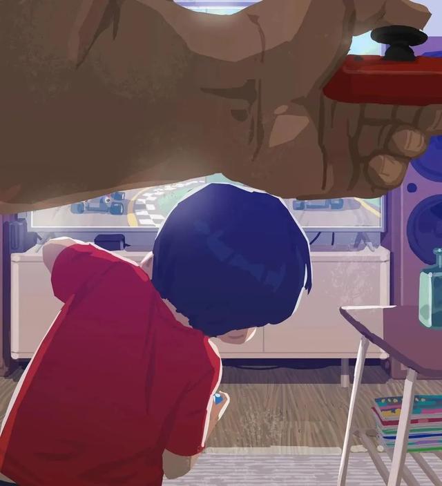 会画画的爸爸，太暖了