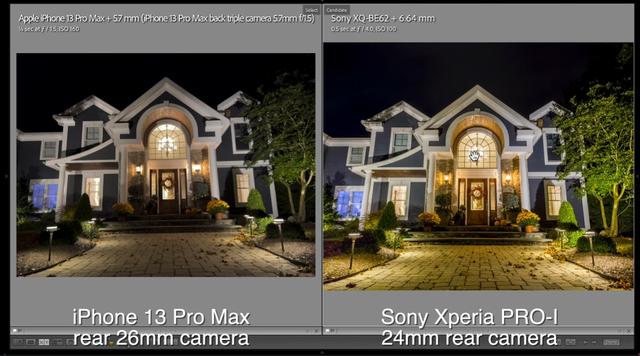索尼XperiaPro-I与iPhone13Pro拍照对比，1英寸有多猛，看看便知