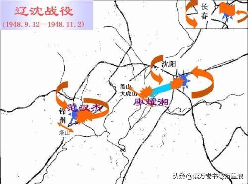 辽沈战役地图:长春已成难守的孤城，10万守军急于突围，为何高层都不支持