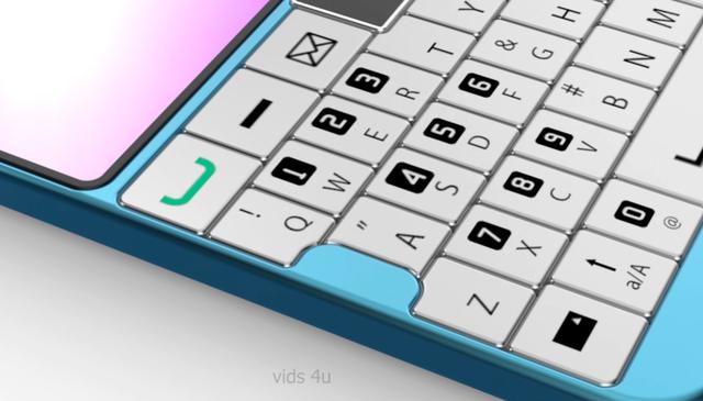 黑莓Arezzo渲染图：7050mAh+5.5英寸屏幕，实体按键外观另类