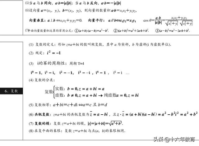 高中1 3年级数学公式汇编 建议收藏 太阳信息网