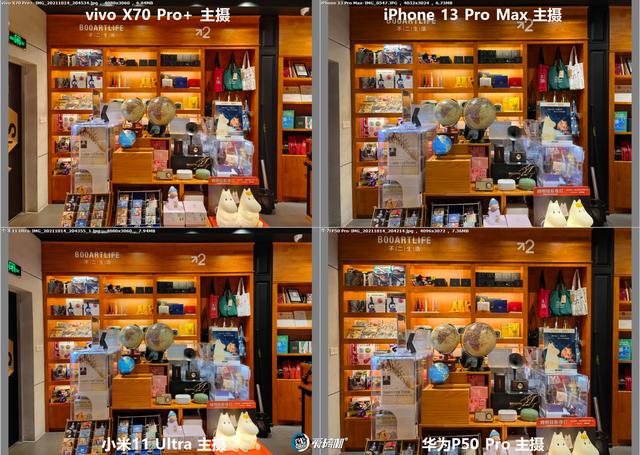 年度之战，iPhone 13 PM、X70 Pro+、华为P50P、小米11U拍照横评