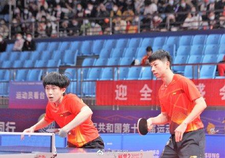 全运快讯｜马龙王楚钦全运会乒乓球男双夺冠