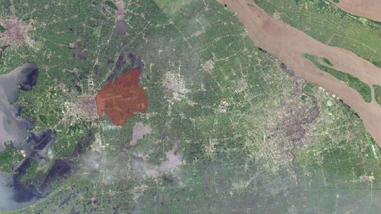 卫星影像见证苏州工业园区变迁 | 观天测地