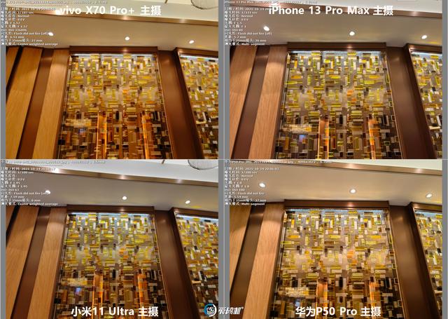年度之战，iPhone 13 PM、X70 Pro+、华为P50P、小米11U拍照横评