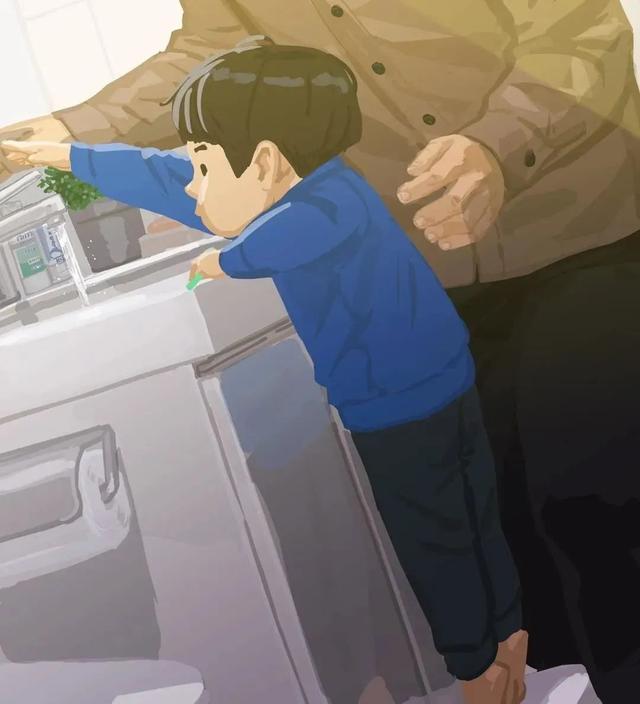 会画画的爸爸，太暖了