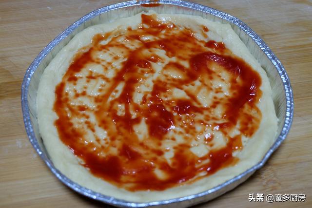 孩子要吃披萨，妈妈早起动手做，香软拉丝简单易做，油糖盐全省了