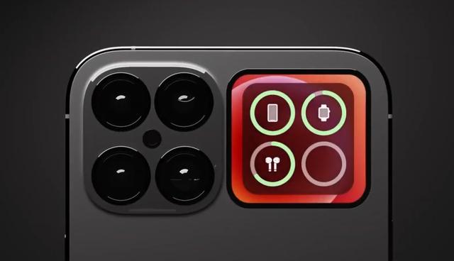 iPhone14概念机，2英寸副屏+四摄+无刘海，MagSafe取代有线充电