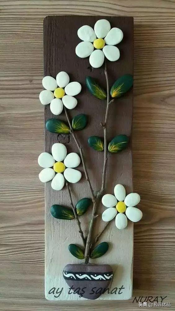 石头做的工艺品幼儿园(石头画幼儿园简单小班)_手工miao