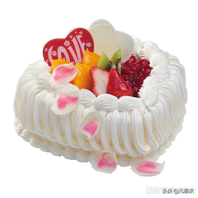 2020年最新款心形歐式巧克力水果情侶蛋糕，適合送愛人，送女朋友