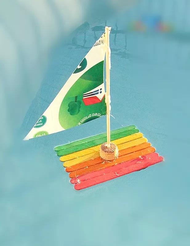 能在水里游的手工船(儿童手工制作小船怎么做)_手工miao