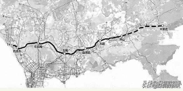 深圳东部联系区外轨道交通大盘点，14、21、33、18号线缺一不可