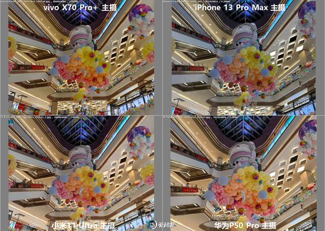 年度之战，iPhone 13 PM、X70 Pro+、华为P50P、小米11U拍照横评