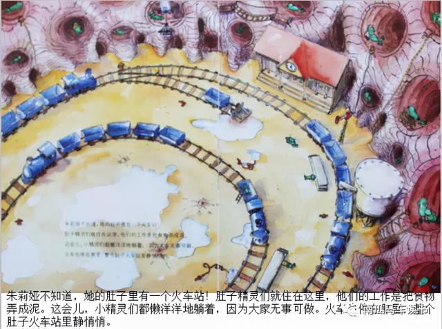 绘本《肚子里有个火车站》：这个故事的感觉就是叽里咕噜噼里啪啦