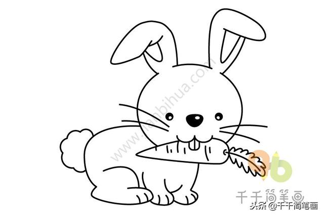 小白兔涂色模板2019猪年 小猪涂色模板快快为孩子收藏起来吧!