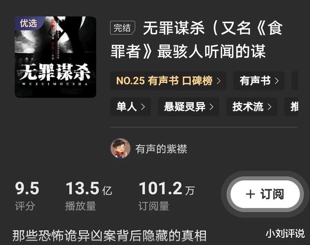 有声小说排行榜前十名（播放量最高的有声小说推荐）