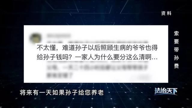 父母索要带孙费合理吗？