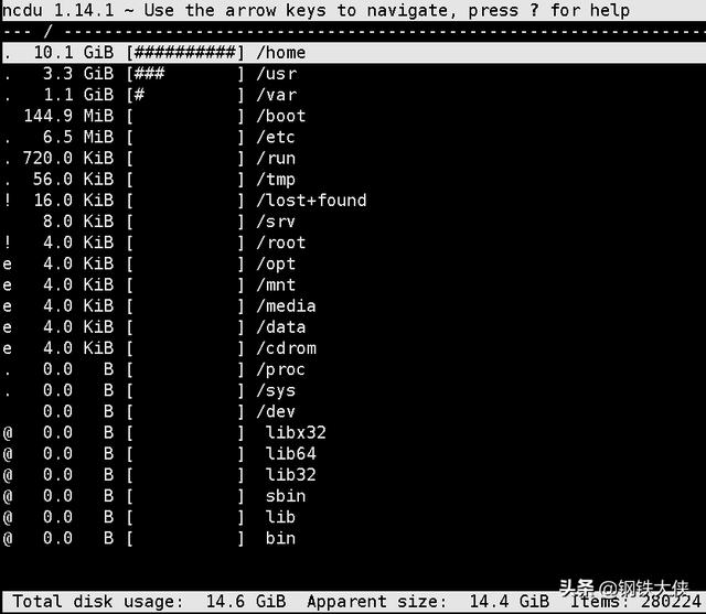 如何快速地找出占用Windows電腦和Linux電腦空間的大文件