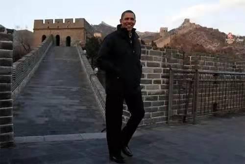 那些登過長城的外國領導，葉利欽被震撼到，奧巴馬獨自一人悠閑