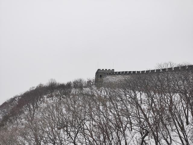遊北京—雪中的慕田峪長城