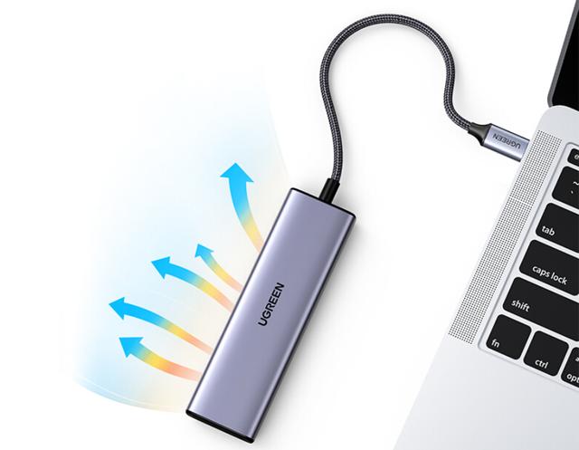 绿联推出Type-C转USB 3.0六合一扩展坞，解决笔记本接口单一烦恼