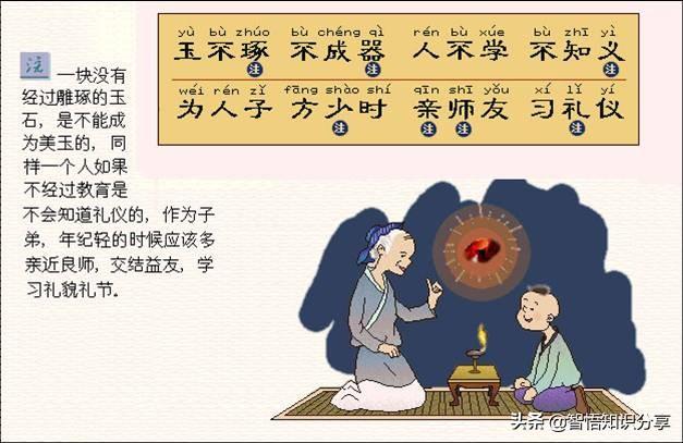 卡通图案带拼音注解，这个版本幼儿启蒙读物《三字经》要收藏起来