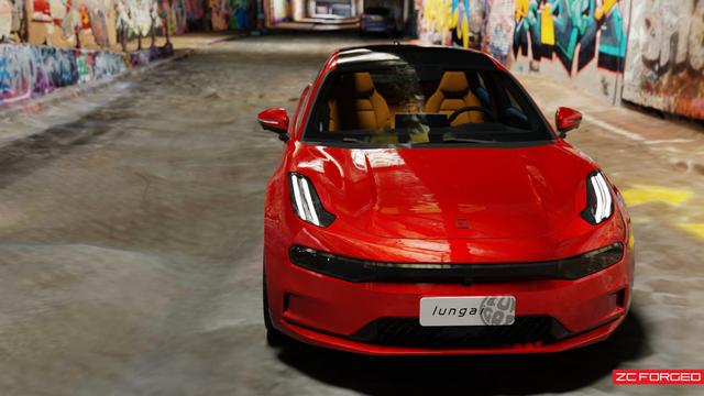 忍不住又给极氪001拍了一套图，搭配ZCFORGED 21寸PT09锻造轮毂