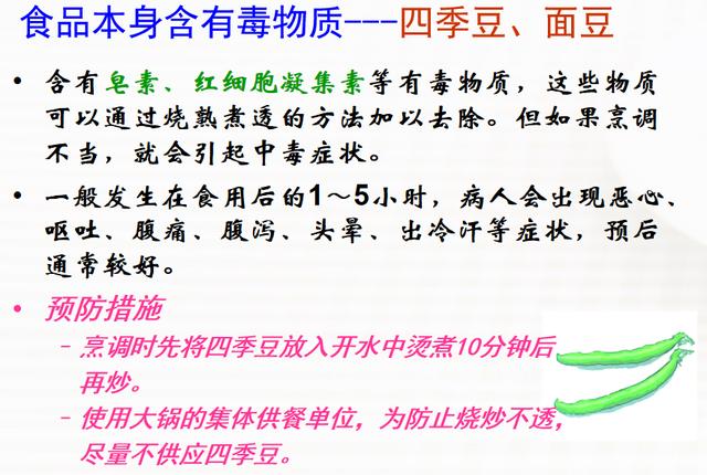 食品常见的化学性危害及其预防控制——食品本身含有毒物质