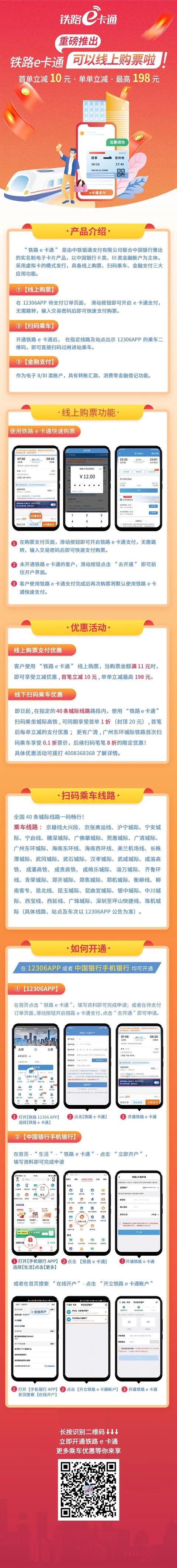 铁路12306：“铁路e卡通”购票功能正式上线