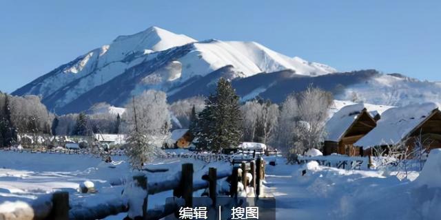 神的莊園，人的淨土，冬日禾木之美景