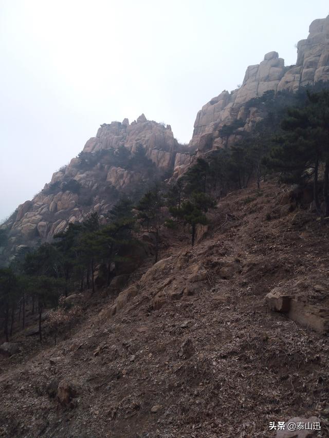 驢行泰山之黃崖山西山梁橫嶺