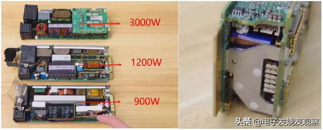 硬核拆解华为无散热片3000W服务器电源，功率密度高达6.114W/mm3