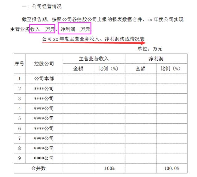 财务年度分析报告模板（完整版）