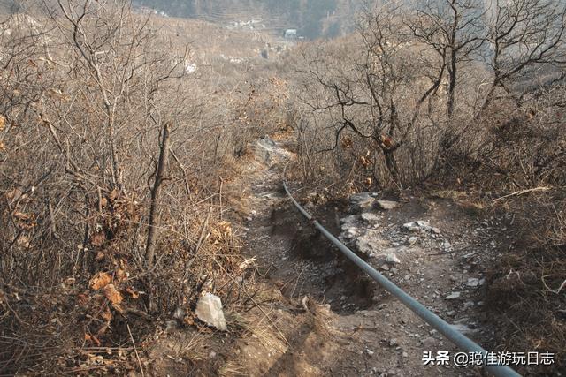 北京徒步登山：房山藥王谷-櫻桃谷登山步道環穿，山野冬季蕭瑟美